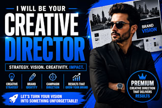 provide creative direction for branding, marketing, and graphic design projects