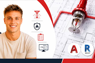 fire sprinkler shop drawings, fire protection drafting, autocad revit mep