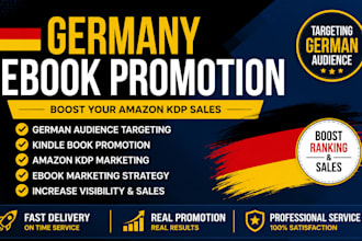 do germany ebook promotion amazon kdp marketing kindle promotion