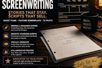 write your film screenplay treatment and synopsis
