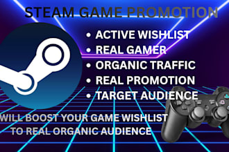 boost traffic with steam game promotion steam game wishlist steam game marketing