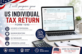 prepare your US individual tax return form 1040