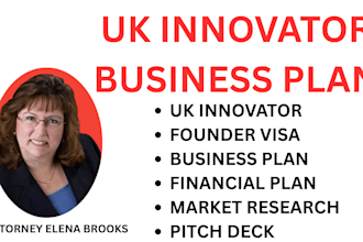 prepare UK innovator founder visa business plan