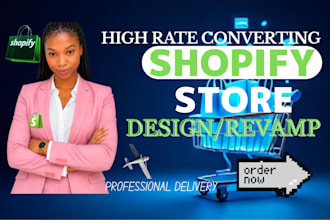 build shopify store design, revamp shopify website, shopify