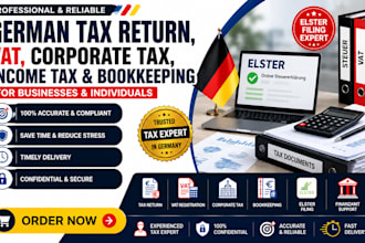 do german tax return vat corporate tax income tax bookkeeping for businesses