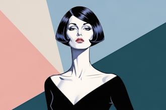 convert your photo into patrick nagel art