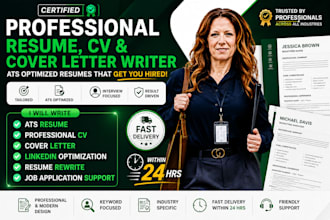 upgrade or revamp your resume CV cover letter in 24 hours