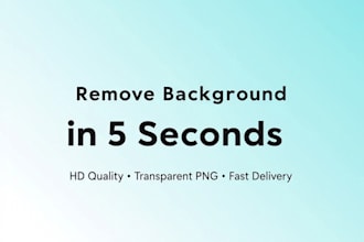 remove background from image professionally in 2 hours
