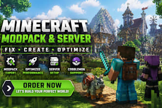 fix, create optimize modpack minecraft, server setup, fabric to forge cobblemon