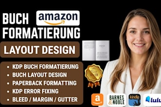 buchformatierung und layout design fur ebook and print