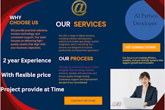 professional frontend web development and python programmer