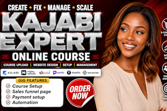 kajabi online course, kajabi website design, kajabi expert