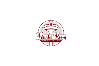 design unique powder room portables logo