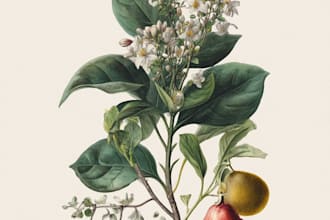 draw a botanical illustration