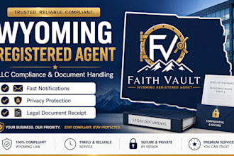 be your wyoming registered agent for llc compliance and legal document handling