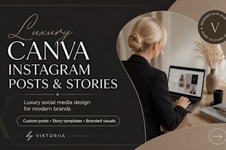 create beautiful canva instagram posts and stories