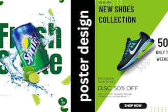 design professional posters and advertisement banners