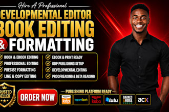 do book editing and formatting for kindle ebook publishing