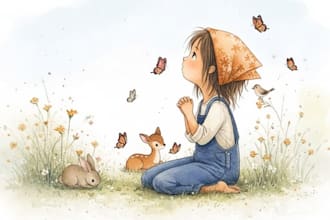 watercolor children book illustrations and children book illustration