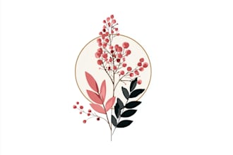 design stunning bohemian and botanical boho logo design