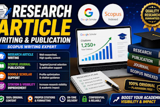 google scholar citations, write and publish research article in scopus writing