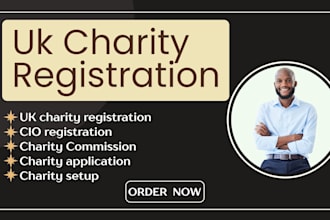 prepare your UK cio charity registration application for charity commission