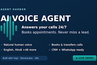 build an ai voice agent to answer calls and book appointments