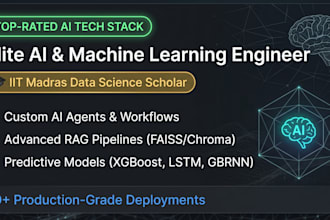 develop custom ai agents, rag pipelines and machine learning models