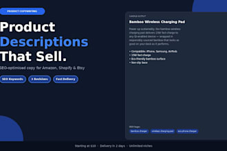 write SEO product descriptions that convert browsers into buyers
