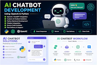 develop ai chatbots using openai and python