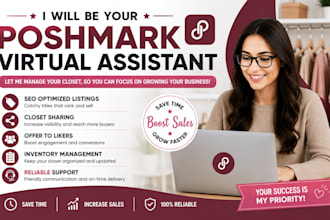 be your poshmark virtual assistant