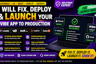 fix deploy lovable v0 bolt replit vibe app vercel supabase base44