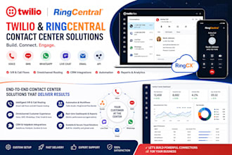 setup twilio bulk SMS ring central a2p IVR call forward
