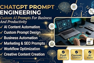 create custom chatgpt prompts for business and ai projects