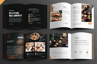 design a premium product catalogue, magazine layout