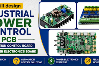 design industrial power control pcb automation control board power electronics