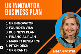 prepare a business plan for the innovate UK grants