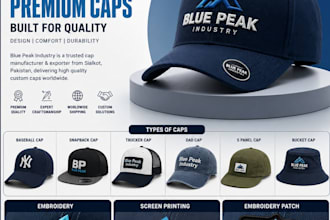 manufacture premium custom snapback hats for your brand