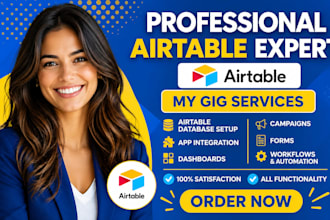 be your airtable expert setup  airtable database airtable automation airtable