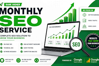 do monthly website optimization, backlinks and guest posting