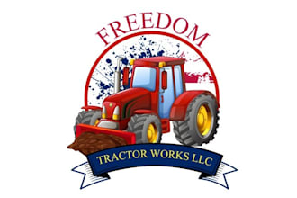 design tractor company clean and tasteful logo