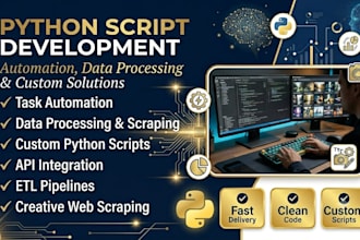 create custom python scripts and automation tools