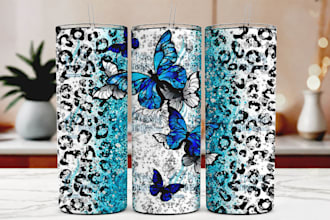 do custom 20,30,40 oz tumbler wrap design sublimations