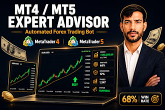 develop mt4 mt5 expert advisors trading bots and indicators