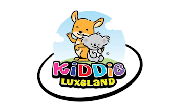 design kids clothing kiddie land loves logo