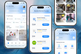 develop home service app, local service app, ondemand app, handyman app