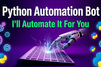 create a python automation bot or script to automate any repetitive task