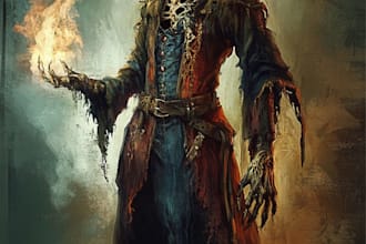 do horror character design