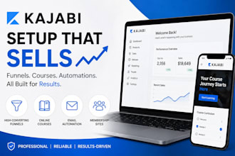 build kajabi website complex integrations funnel automation and technical issues
