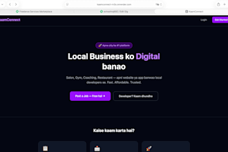 build a nextjs website with modern UI